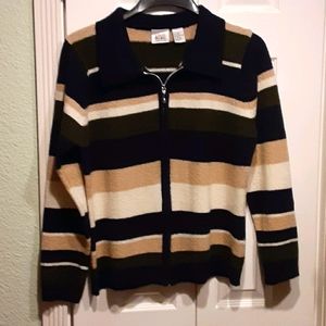 Jason Maxwell zip front sweater